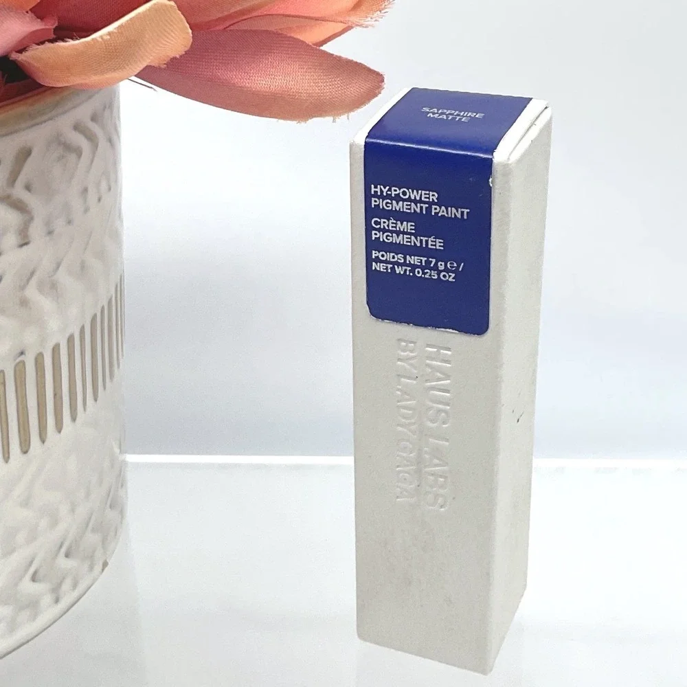 Haus Labs By Lady Gaga Hy Power Pigment Paint Sapphire Matte‎ 0.25 oz NEW